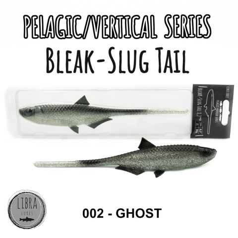 Libra Lures Embrion Twist Tail 7" 002 Ghost No Sce