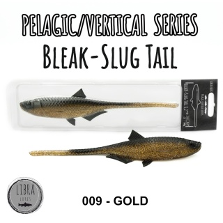 Libra Lures Embrion Twist Tail 7" 009 Gold No Scen