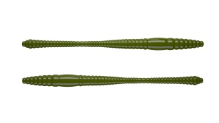 Libra Lures Embrion Twist Tail 7" 031 Olive Whitef