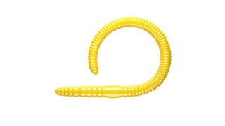 Libra Lures Flex Worm 95mm 007 Yellow Kryl