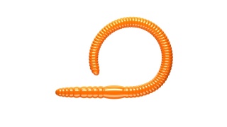Libra Lures Flex Worm 95mm 011 Hot Orange Kryl