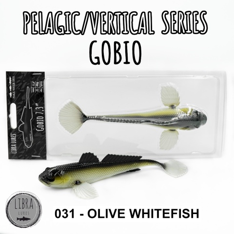 Libra Lures Gobio 7,3" 031 Olive Whitefish No Tast