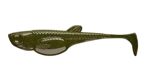 Libra Lures Kraken Shad3" 032 Motor Oil Gre.fish