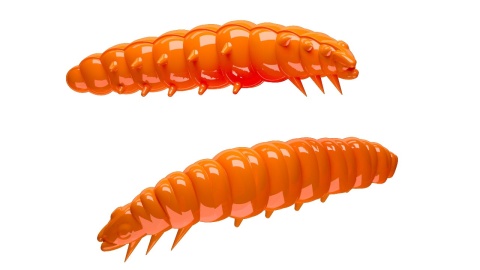 Libra Lures Larva 35mm 011 Hot Orange Ser
