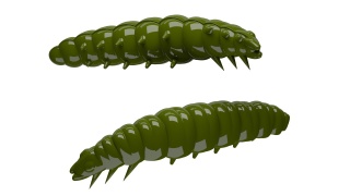 Libra Lures Larva 35mm 031 Olive Ser