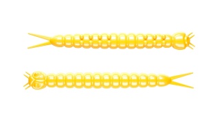 Libra Lures Slight Worm 38mm 007 Yellow