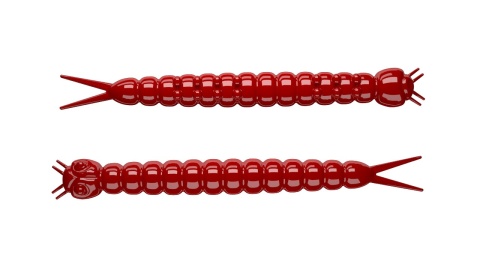 Libra Lures Slight Worm 38mm 021 Red Kryl