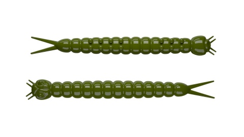 Libra Lures Slight Worm 38mm 031 Olive Ser