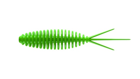 Libra Lures Turbo Worm 35mm 026 Hot Green No Taste