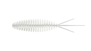 Libra Lures Turbo Worm 56mm 004 Silver Pearl No Ta