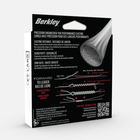 Berkley Plecionka Forward 4,7kg150m 010mm Crystal