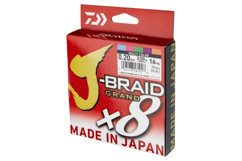 Daiwa Plec.J-Braid Grand X8 Multicolor 0,10 150m