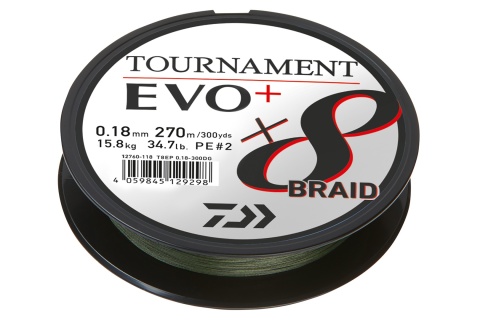 Daiwa Plecionka Tournament X8 Braid Evo+ 0,16 135m
