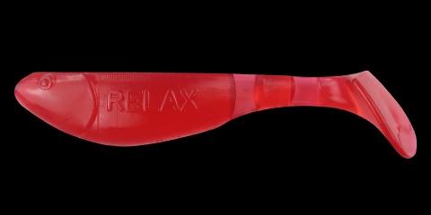 Relax Kopyto 2,5" Transparent-Czerwony 10szt
