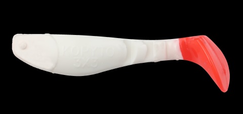 Relax Kopyto 3" Biały-Ogon-Super-Czerwony 10szt