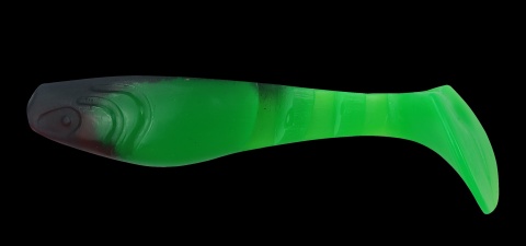 Relax Kopyto 3" Czarny-Transparent-Lime 10szt
