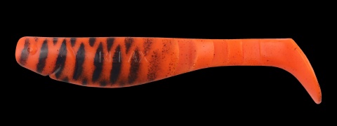 Relax Kopyto 4" Pomarańczowy-Paski-Niebieski 10szt