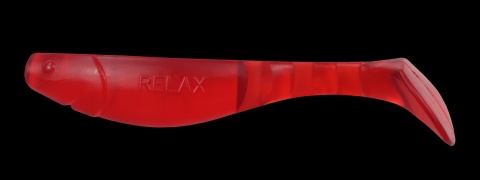 Relax Kopyto 4" Transparent-Czerwony 10szt