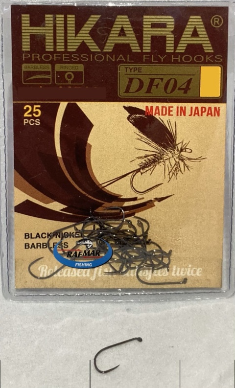 Traper Haczyk Muchowy DF 04 Barbless nr 16