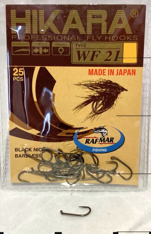 Traper Haczyk Muchowy WF 21 Barbless nr 10