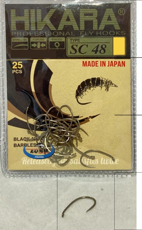 Traper Haczyk muchowy SC 48 Barbless nr 16