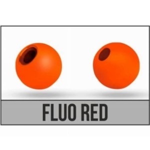 Traper Tungsten Bead Regular 3,0mm Fluo Red