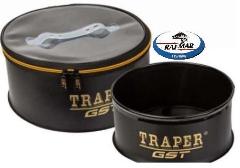 Traper Zestaw Pojemników GST PCV Czarny 33x13cm