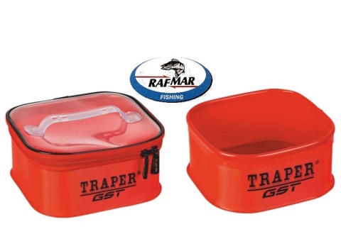 Traper Zestaw Pojemników GST PVC Czerwony 22x22x10