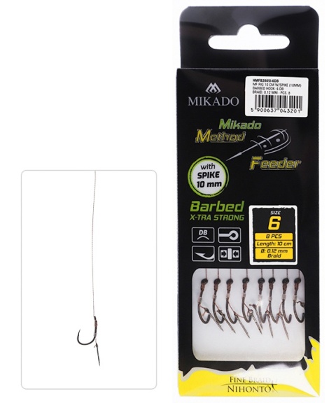 Mikado Przypon MF Plecionka z Igłą 6DB 0,12mm