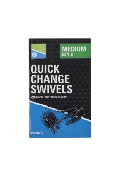Preston Łącznik Quick Change Swivels 8szt Medium