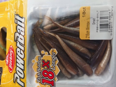 Berkley Guma Power Bait Minnow 5cm Smelt