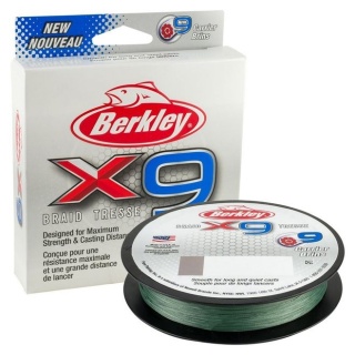 Berkley Plecionka X9 0.10mm 9.0kg 150m Zielona