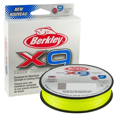 Berkley Plecionka X9 0,12mm 12,10kg 150m Fluo