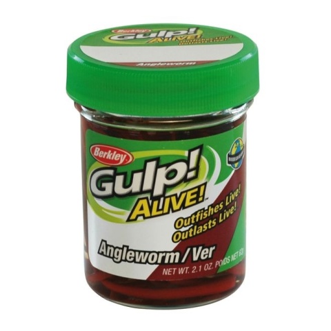 Berkley Robak Dżdżownica Gulp Alive 4cm Czerwona