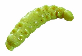 Berkley Robak Miodowy 25mm Żółte z Brokatem