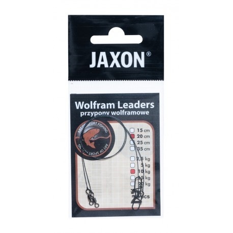 Jaxon Przypon Wolframowy 35cm 10kg 25x2szt