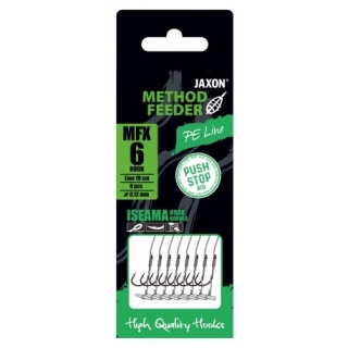Jaxon Haki Method Feeder MFX 6+Plecionka 0,12 8szt