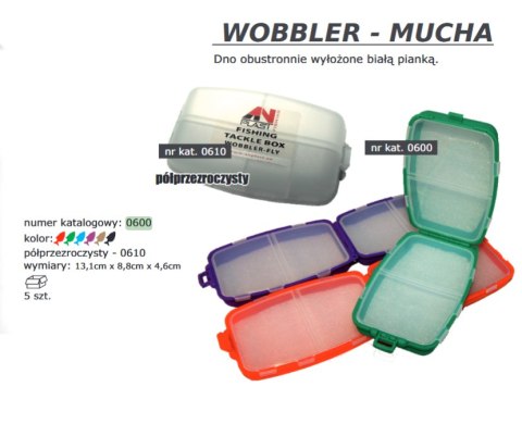 Anplast Pudełko na Woblery Muchy