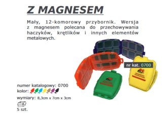 Anplast Pudełko z Magnesem