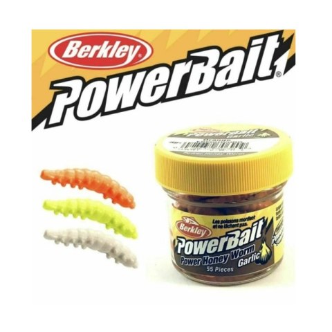 Berkley Robak Miodowy 25mm Pomarańczowe Czosnek