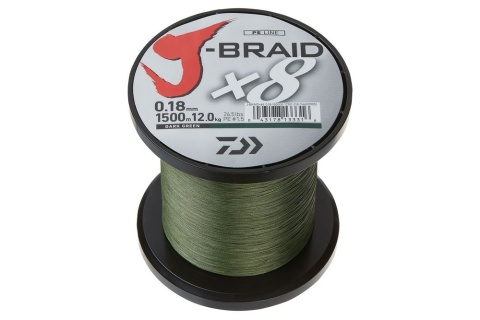 Daiwa Plecionka J-Braid X8 Green 0,13 150m