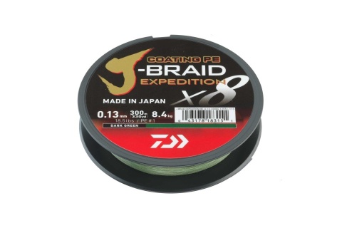 Daiwa Plecionka J-Braid X8E Dark Green 0,06 150m