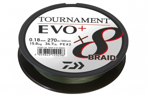 Daiwa Plecionka Tournament X8 Braid Evo+ 0,16 135m