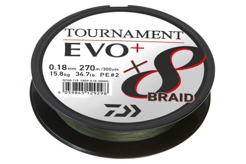 Daiwa Plecionka Tournament X8 Braid Evo+ 0,26 270m