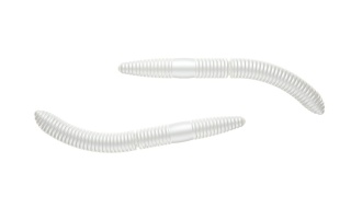 Libra Lures Fatty D'Worm 65mm 004 Silver Pearl No