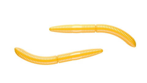 Libra Lures Fatty D'Worm 65mm 008 Dark Yellow No T