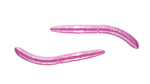 Libra Lures Fatty D'Worm 65mm 018 Pink Pearl No Ta