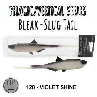 Libra Lures Bleak Slug Tail 8,2" 120 Violet Shine
