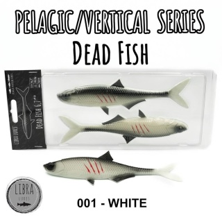 Libra Lures Dead Fish 6,7" 001 White No Taste