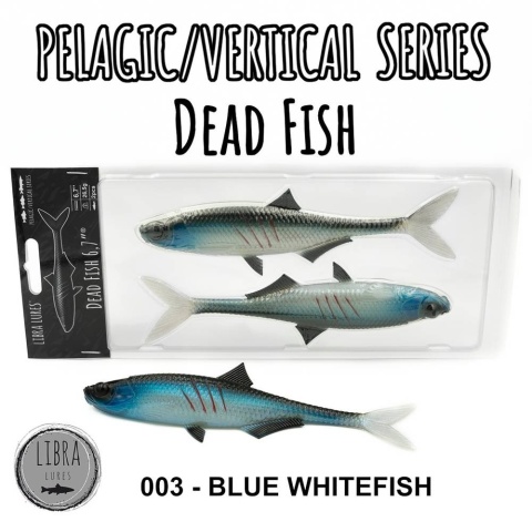 Libra Lures Dead Fish 6,7" 003 Blue Whitefish No T